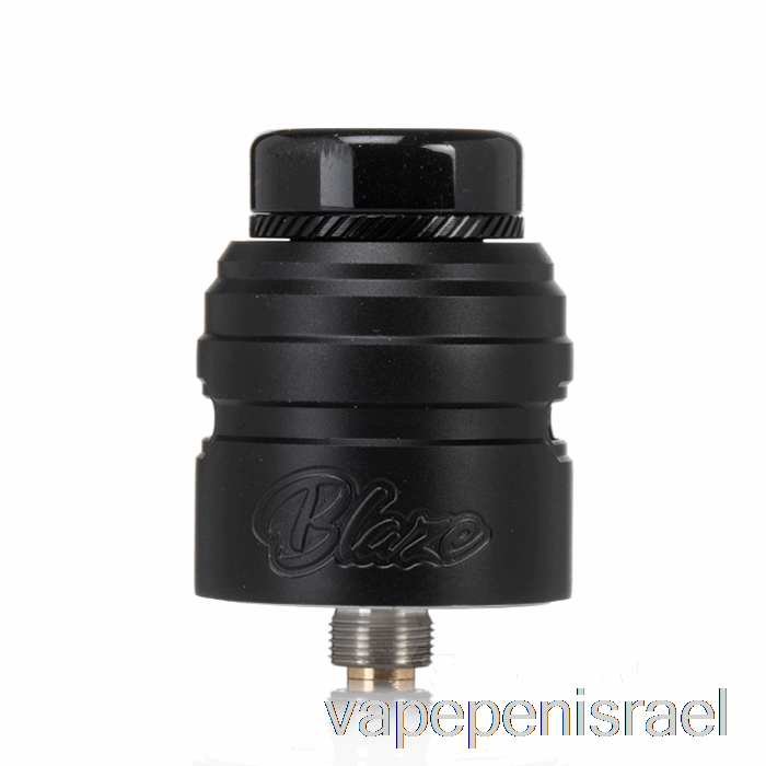 חד פעמי Vape Israel Thunderhead Creations Blaze Solo 24mm Bf Rda שחור מט